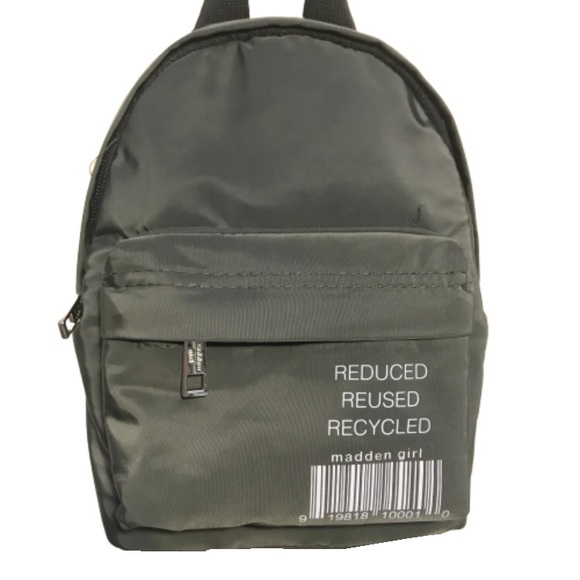 Madden Girl Handbags - NWT Madden Girl Eco Mini Backpack - recycled!
